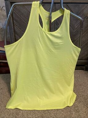 MTA Sport Yellow Racerback Tank